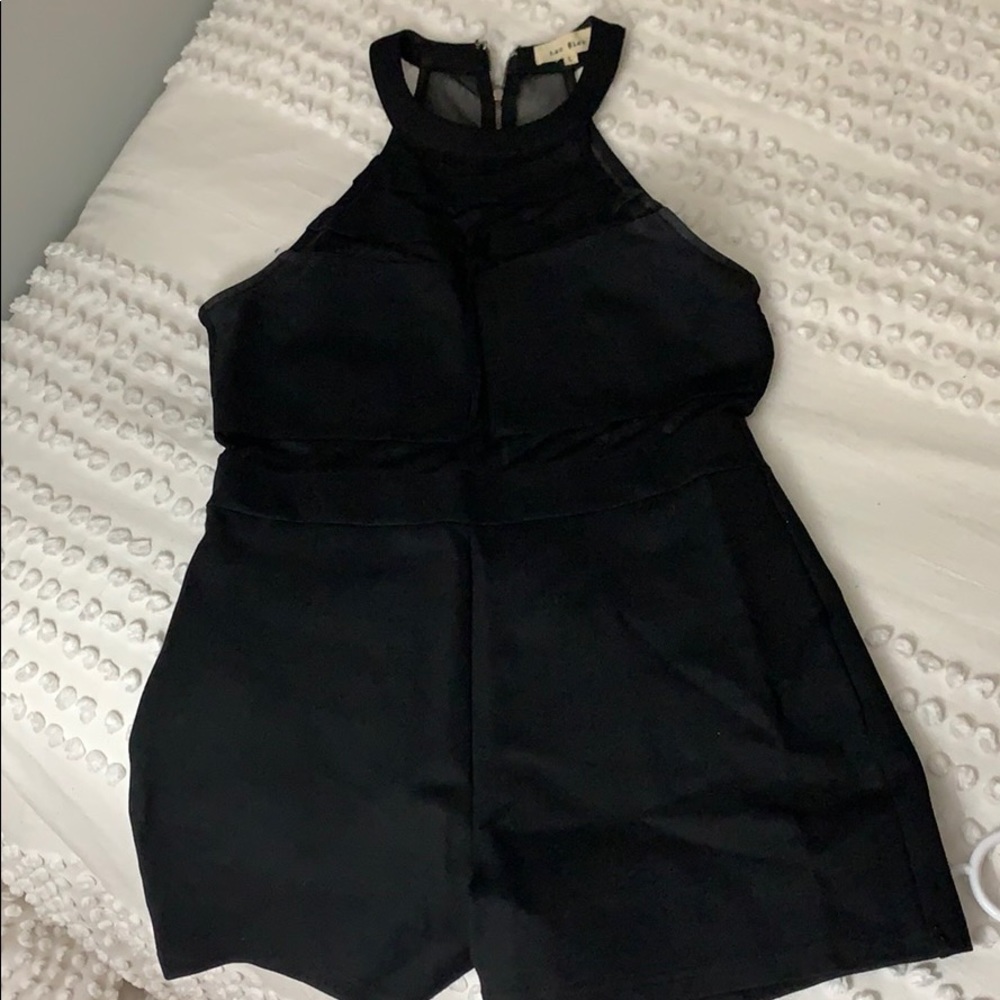Mesh cutout romper